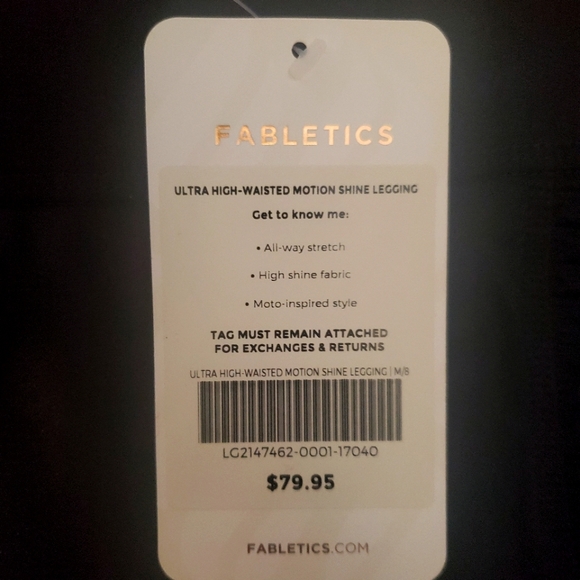 Fabletics Motion Shine Legging - Picture 4 of 4